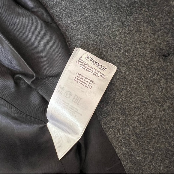 Maje Grey Wool Coat - Picture 6 of 7